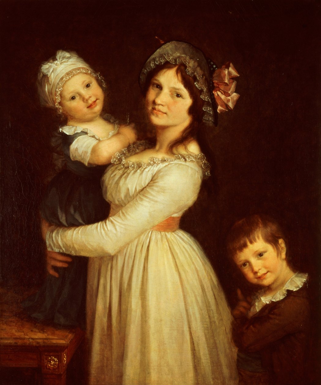 Portret rodzinny Madame Anthony i jej dzieci, 1785 autorstwa Pierre Paul Prudhon