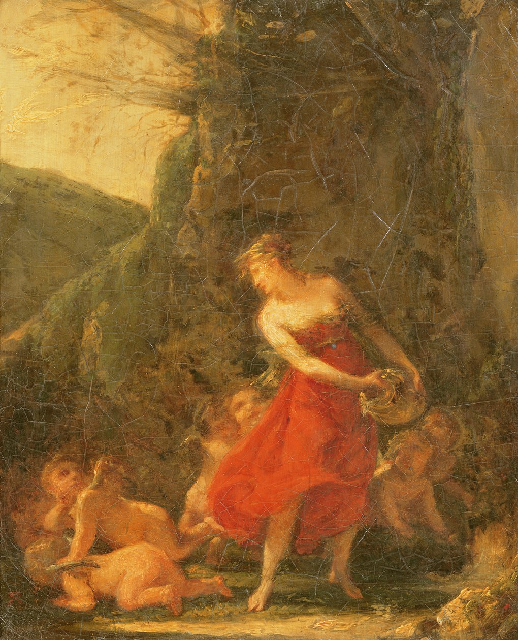 Młoda Najada łaskotana przez Kupidynów autorstwa Pierre Paul Prudhon