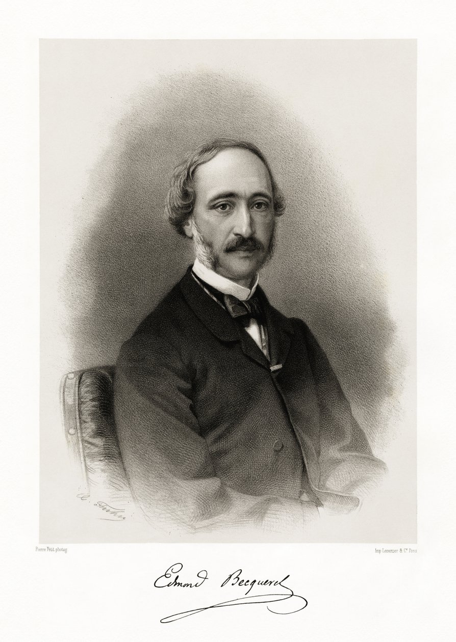 Alexandre Edmond Becquerel, 1865-66 autorstwa Pierre Petit