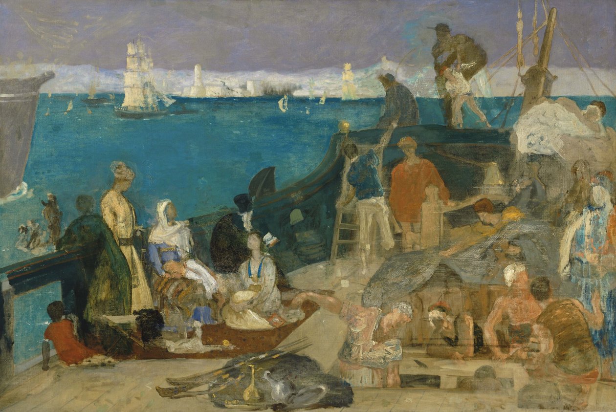 Marsylia, Brama Orientu autorstwa Pierre Puvis de Chavannes