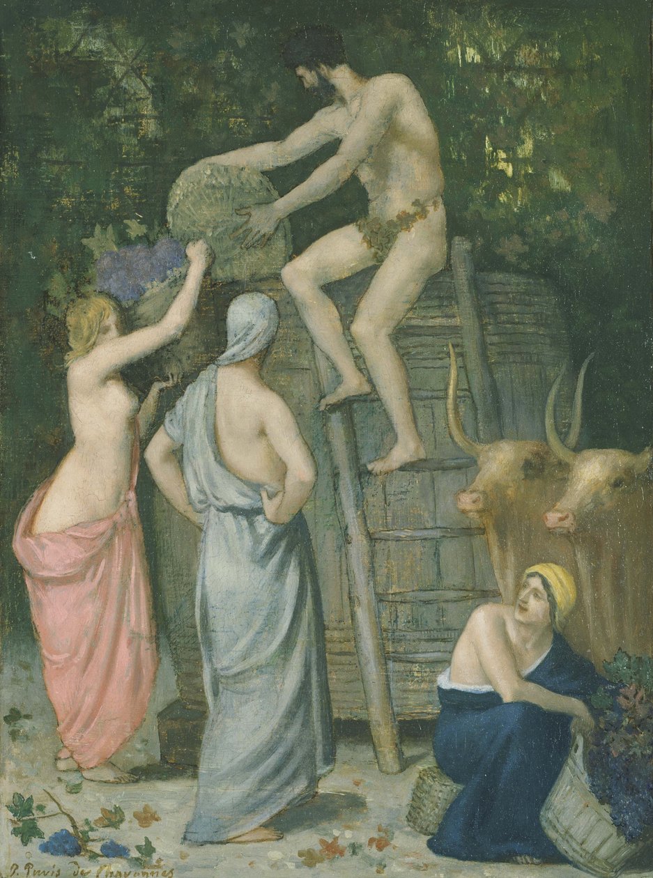 Prasa do wina autorstwa Pierre Puvis de Chavannes