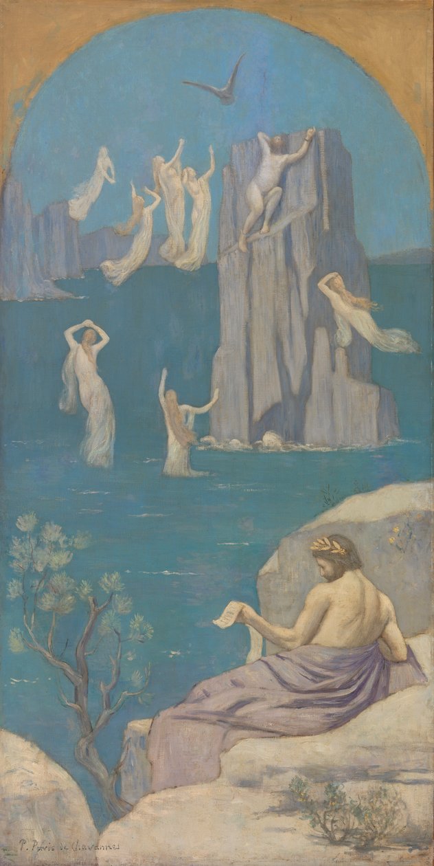 Poezja dramatyczna (Ajschylos) autorstwa Pierre Puvis de Chavannes