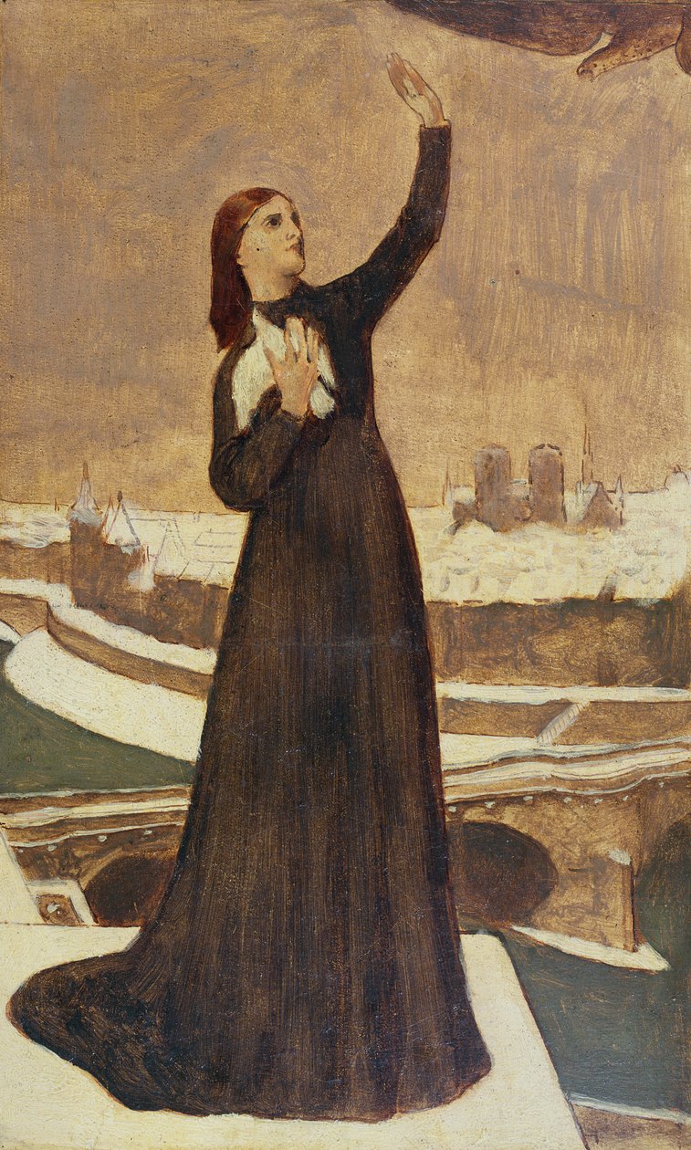 Gołąb, 1871 autorstwa Pierre Puvis de Chavannes