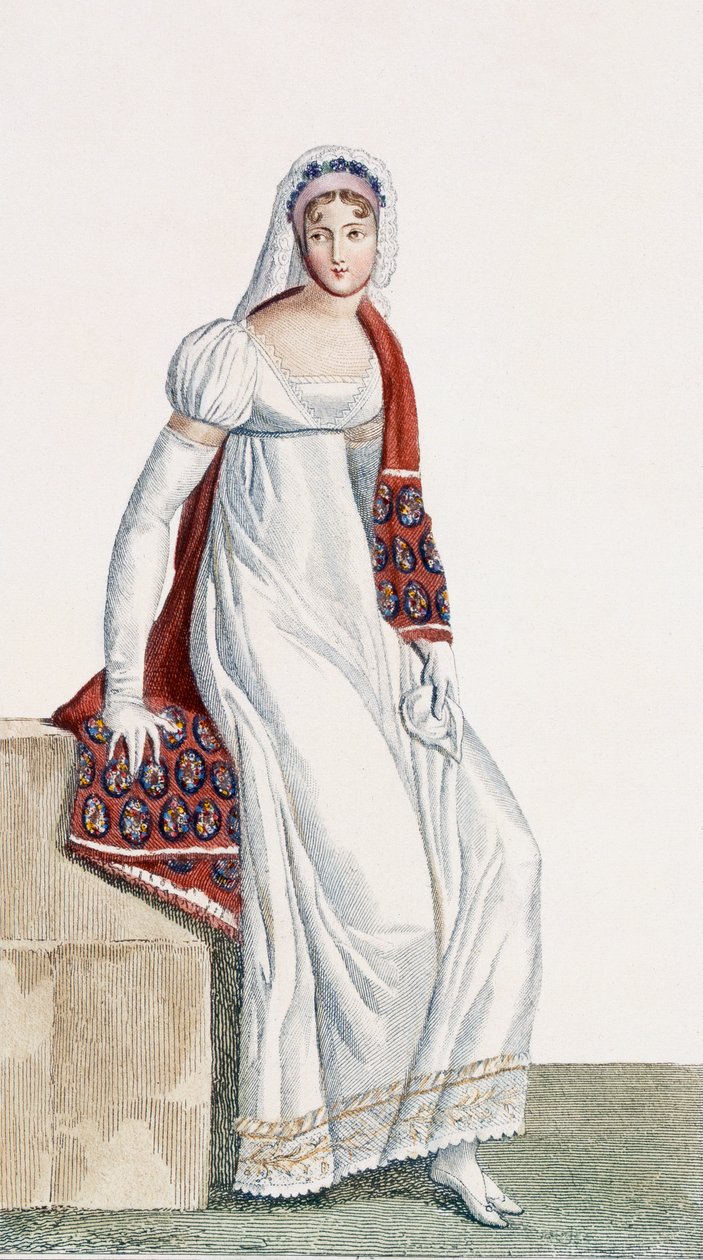 Sukienka damska, 1811 autorstwa Pierre de La Mesangere
