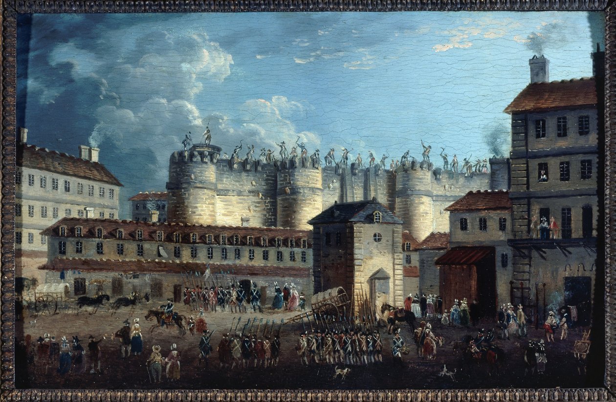 Zburzenie Bastylii, 17 lipca autorstwa Pierre Antoine Demachy
