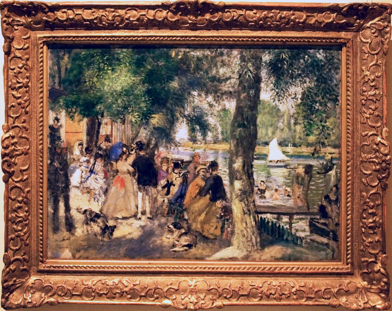  Kąpiel nad Sekwaną La grenouilleren autorstwa Pierre Auguste Renoir