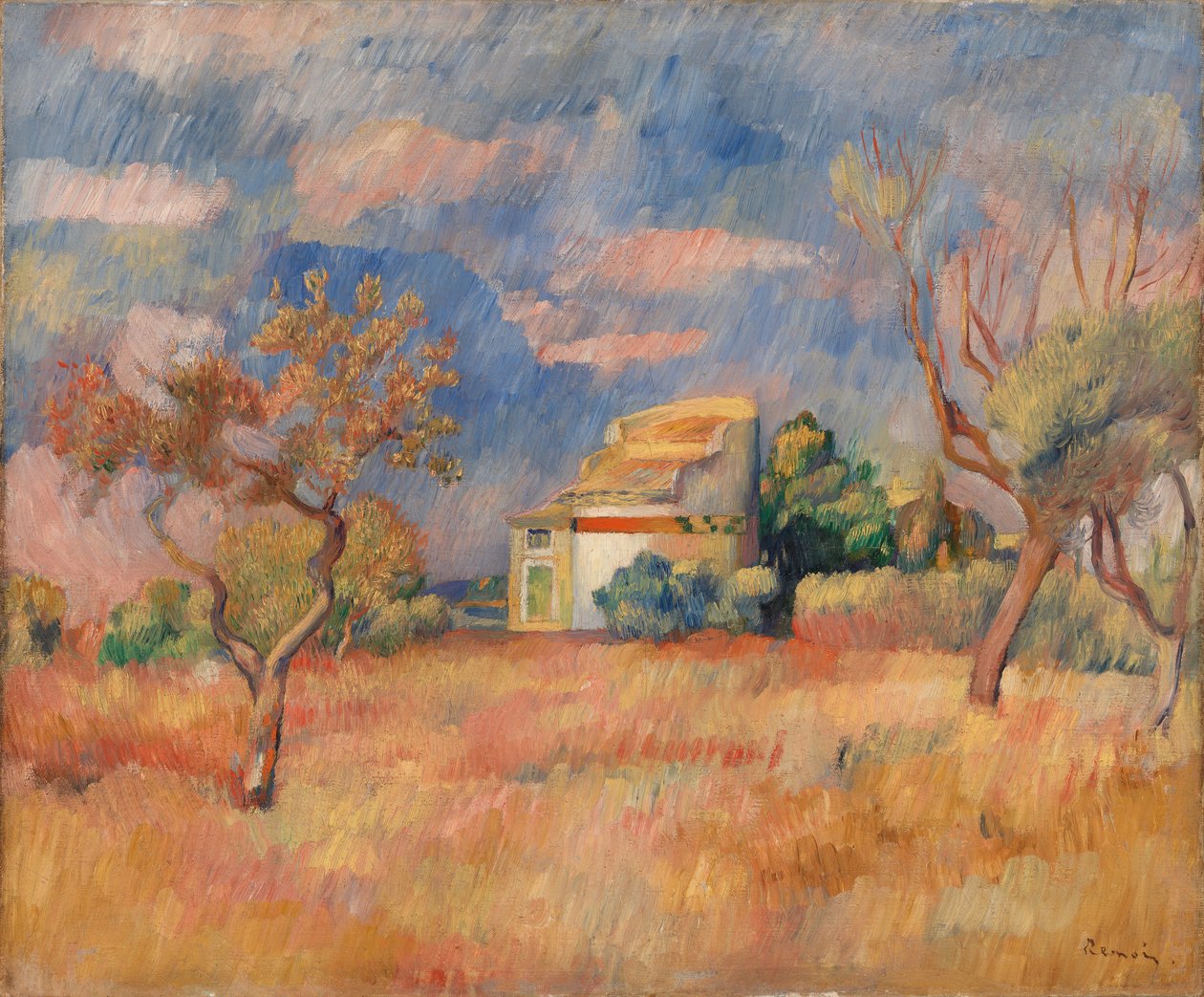 Gołębnik w Bellevue autorstwa Pierre Auguste Renoir