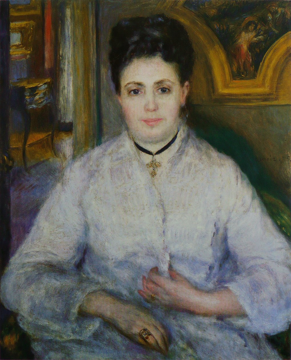 Madame Wiktor Chocquet autorstwa Pierre Auguste Renoir