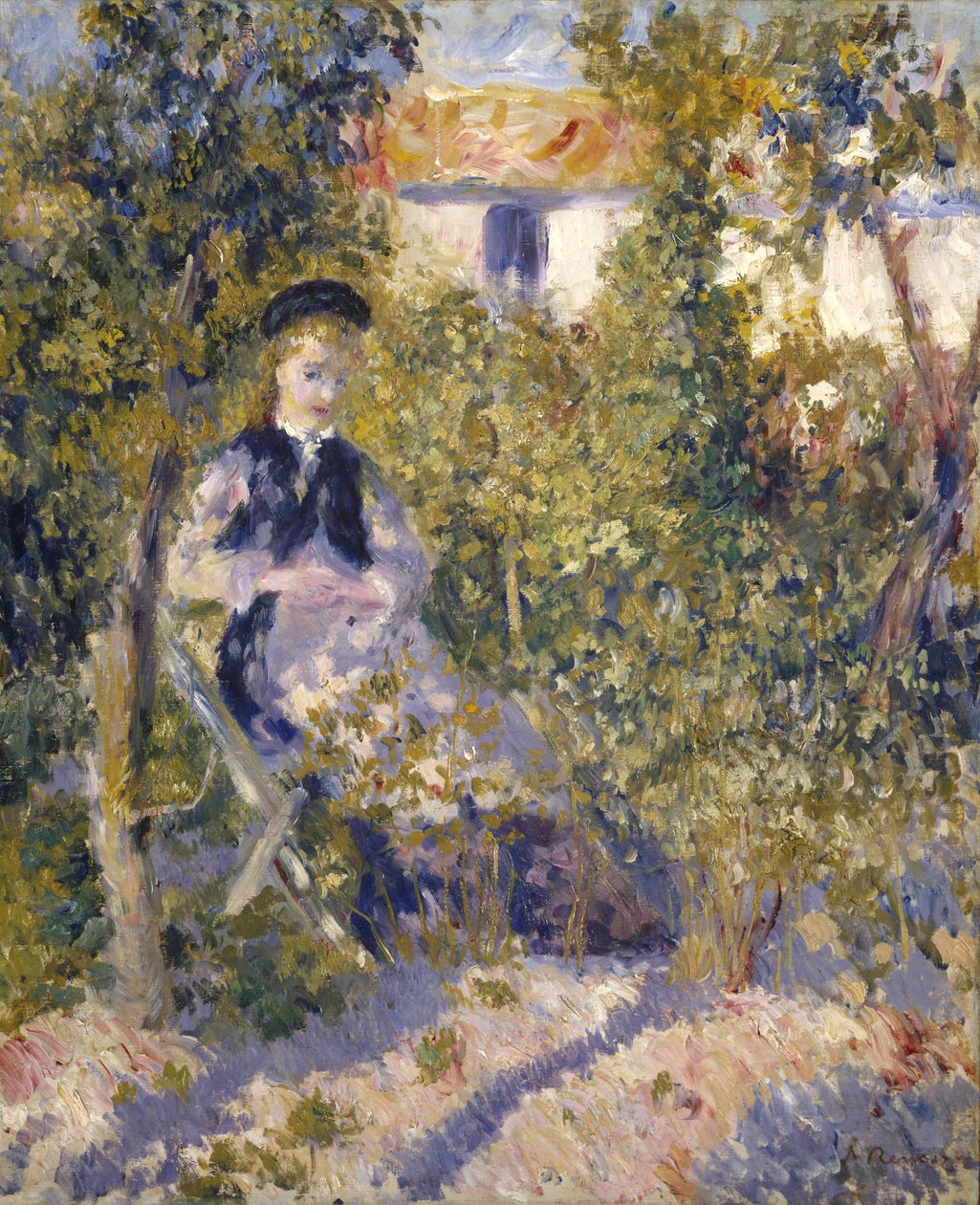 Nini w ogrodzie (Nini Lopez) autorstwa Pierre Auguste Renoir