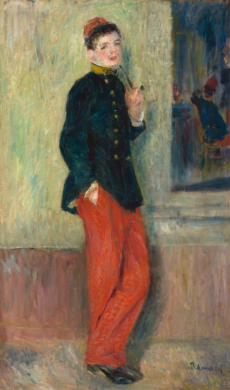 Młody żołnierz, ok.1880 autorstwa Pierre Auguste Renoir