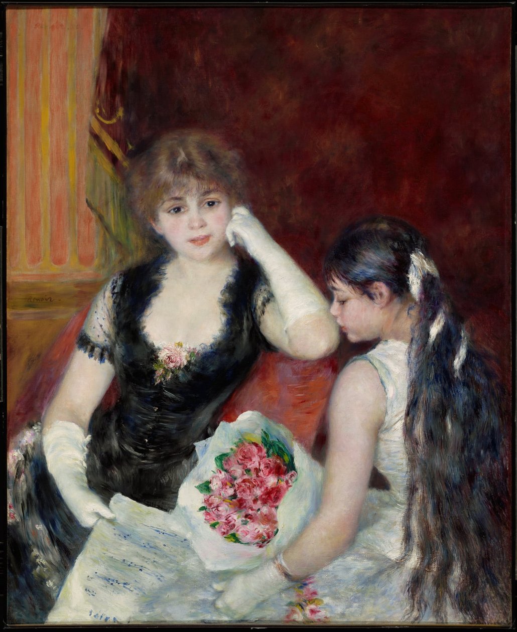 Lokala w teatrze (na koncercie) autorstwa Pierre-Auguste Renoir