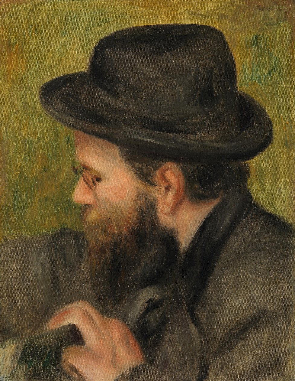 Portret pana Bernarda z profilu autorstwa Pierre-Auguste Renoir
