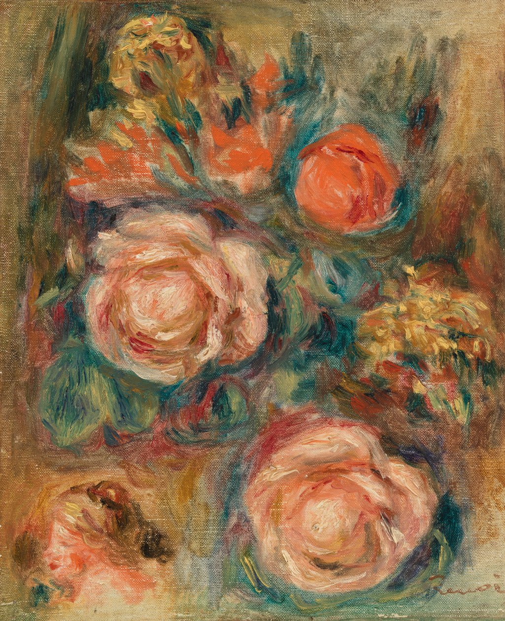 Bukiet róż (Bukiet z róż) autorstwa Pierre-Auguste Renoir