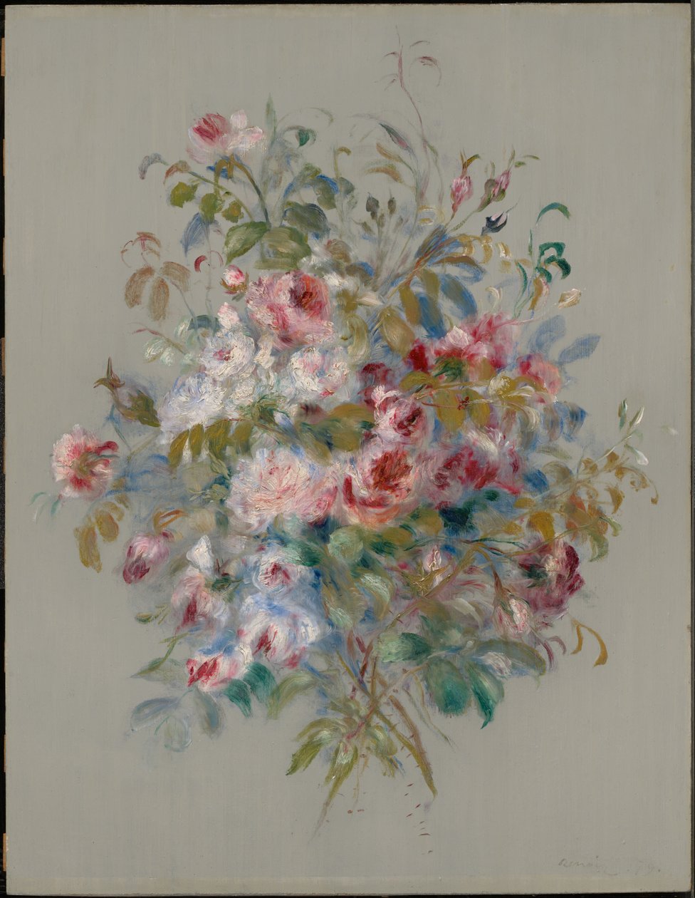 Bukiet róż autorstwa Pierre-Auguste Renoir