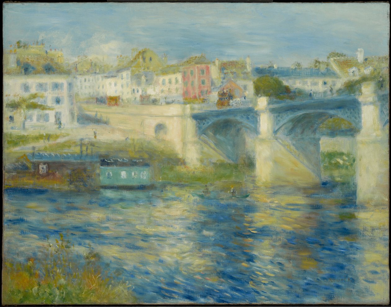 Most w Chatou autorstwa Pierre-Auguste Renoir