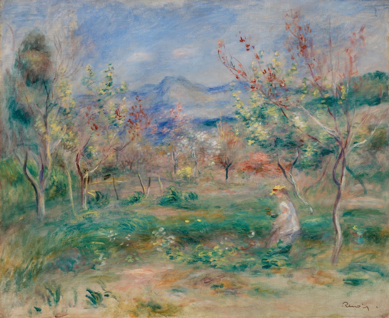 Krajobraz autorstwa Pierre-Auguste Renoir