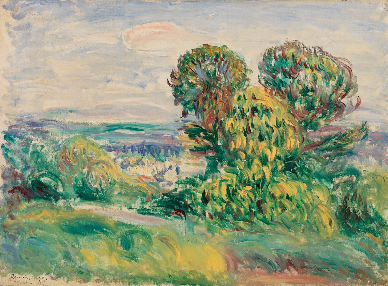 Krajobraz autorstwa Pierre-Auguste Renoir