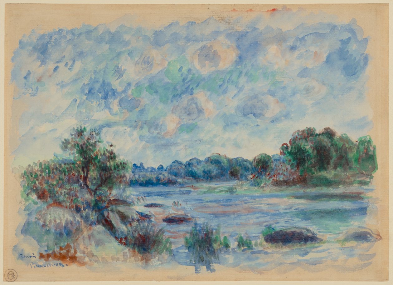 Pejzaż w Pont-Aven autorstwa Pierre-Auguste Renoir