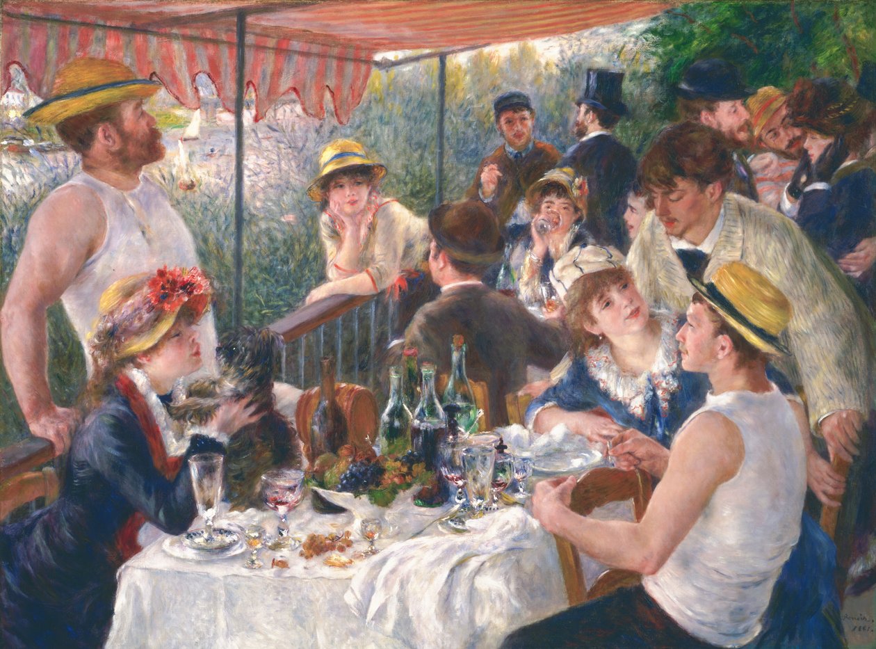 Obiad na łódce autorstwa Pierre-Auguste Renoir