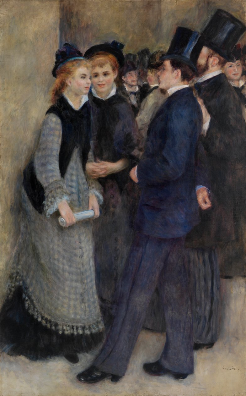 Opuszczenie Konserwatorium autorstwa Pierre-Auguste Renoir