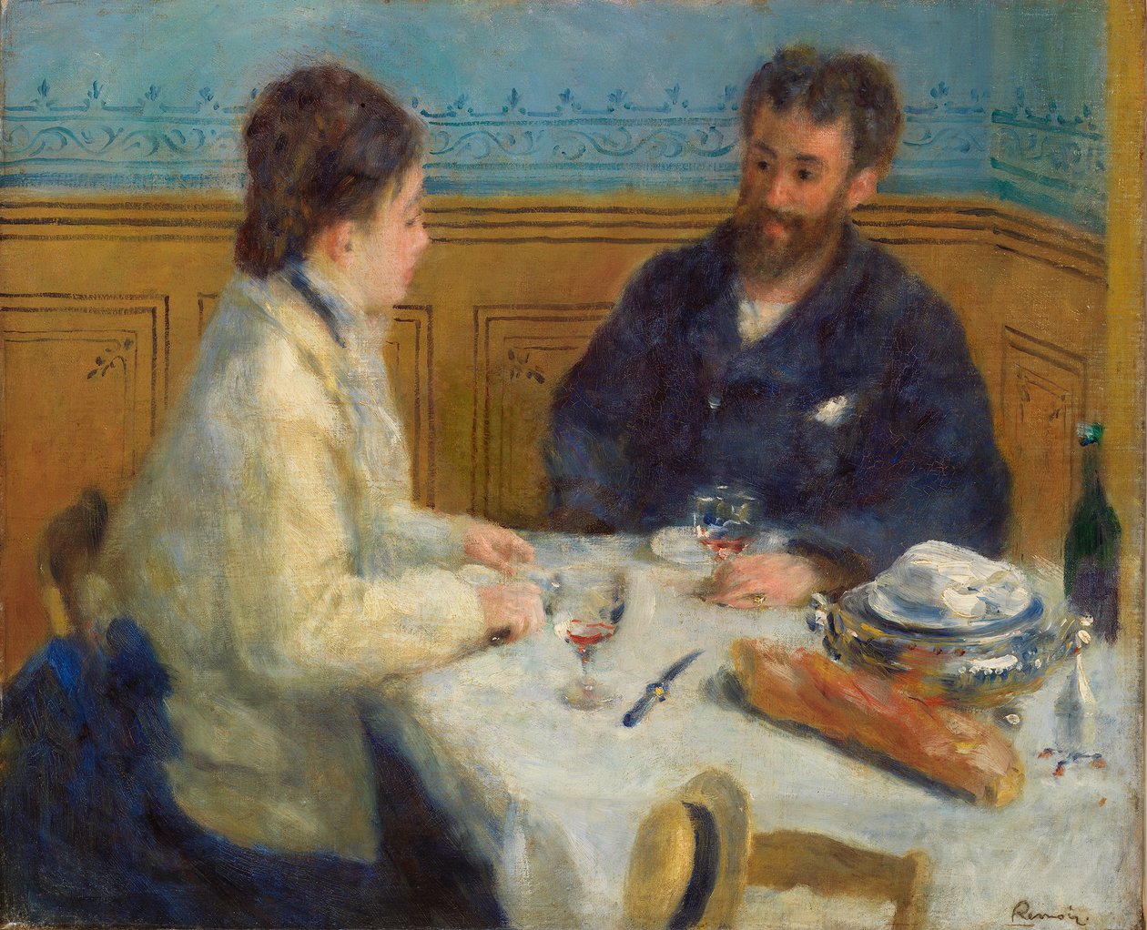 Obiad (obiad) autorstwa Pierre-Auguste Renoir
