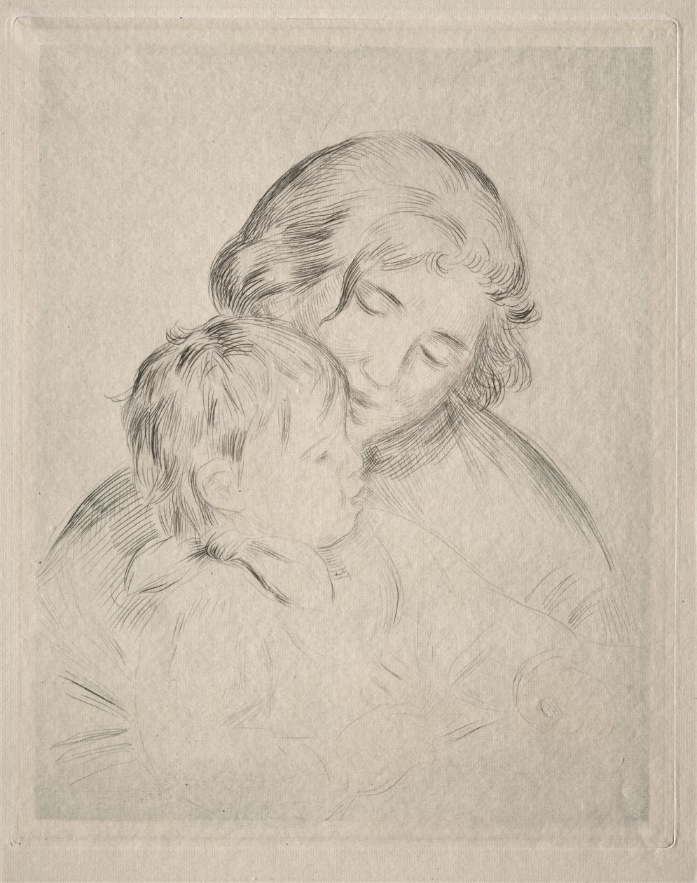Matka i dziecko autorstwa Pierre-Auguste Renoir