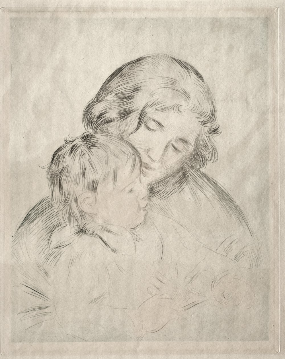 Matka i dziecko autorstwa Pierre-Auguste Renoir