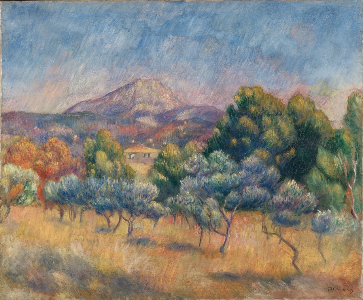 Góra Sainte-Victoire autorstwa Pierre-Auguste Renoir
