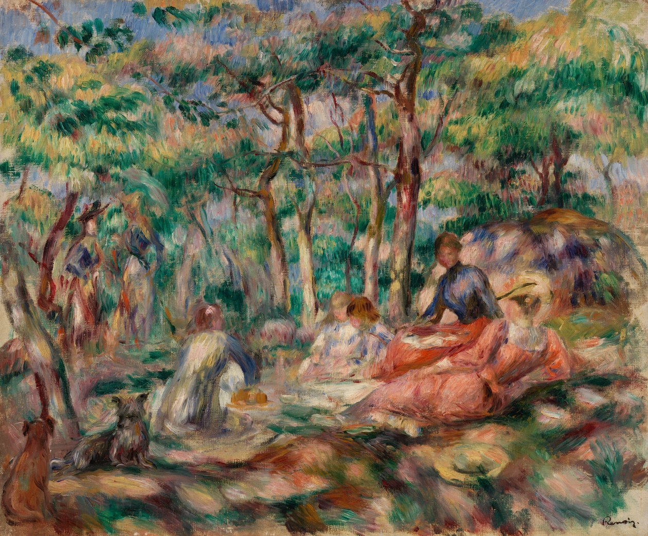 Piknik (Lunch na trawie) autorstwa Pierre-Auguste Renoir