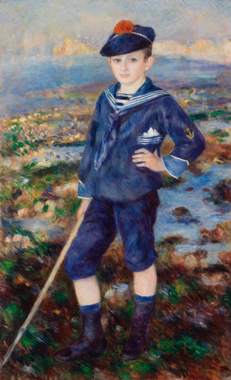 Żeglarz (Portret Roberta Nunèsa) autorstwa Pierre-Auguste Renoir
