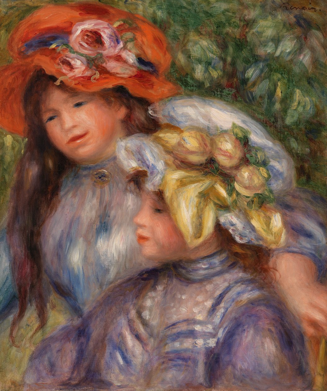 Dwie dziewczynki autorstwa Pierre-Auguste Renoir