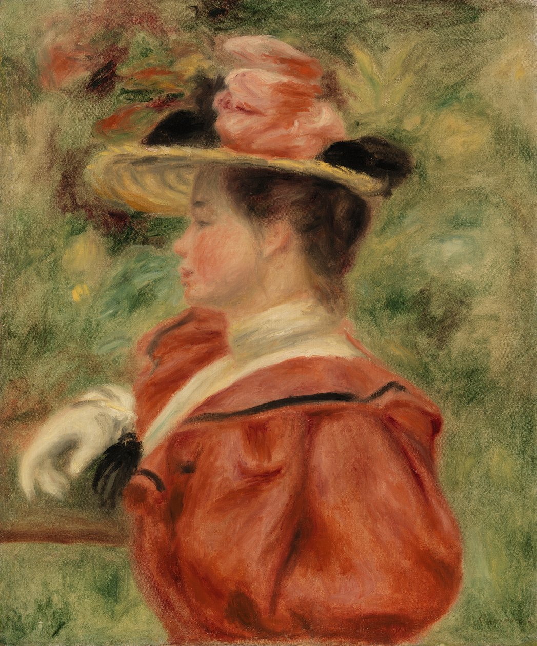 Kobieta w rękawiczce (Femme au Gant) autorstwa Pierre-Auguste Renoir
