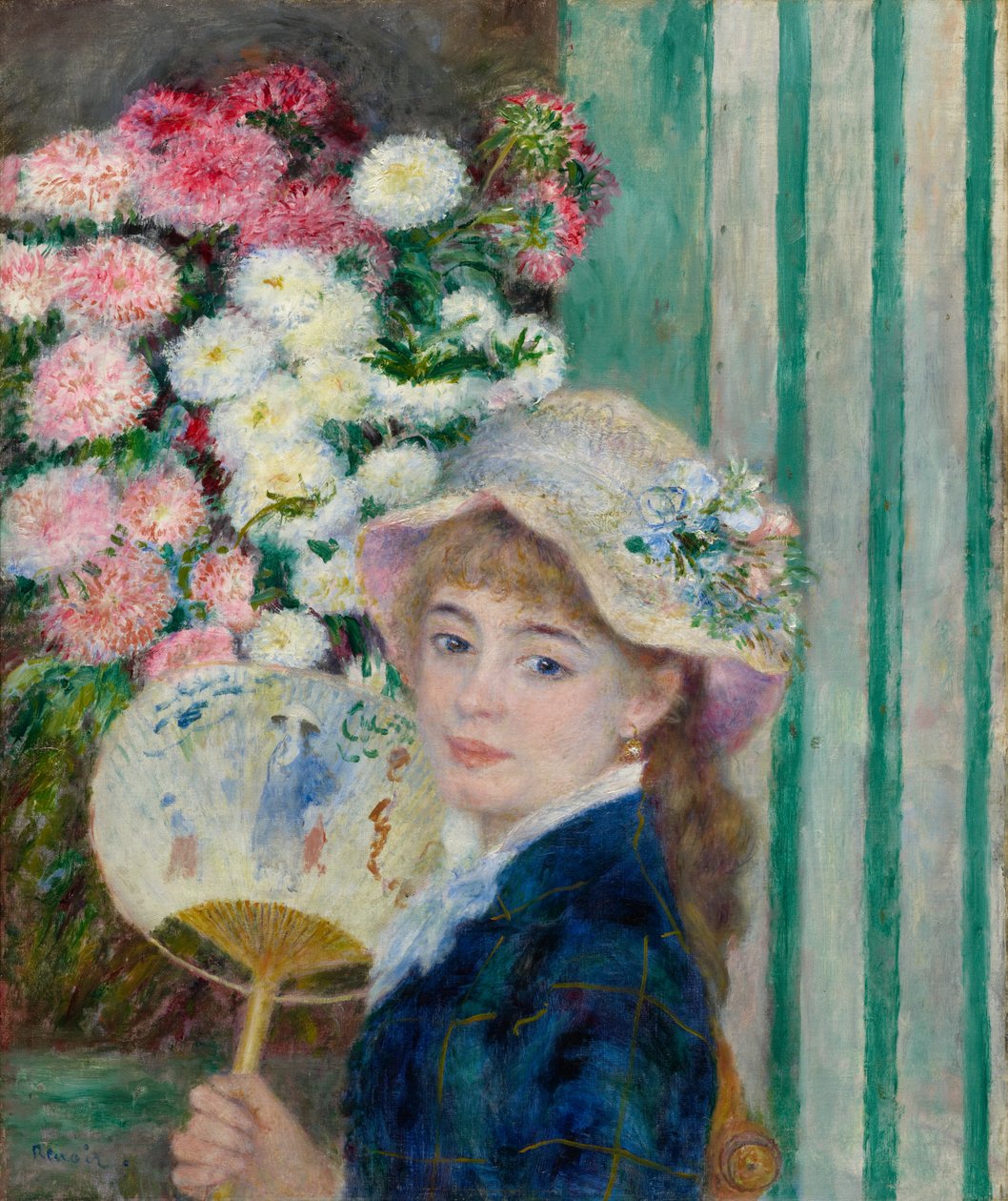 Kobieta z wachlarzem autorstwa Pierre-Auguste Renoir