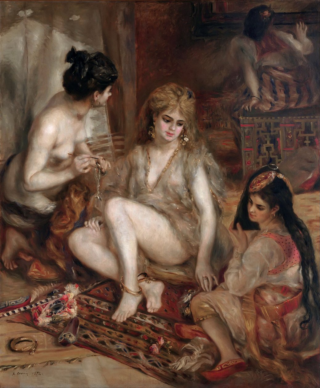 Paryżanki w algierskich strojach (Harem) autorstwa Pierre-Auguste Renoir