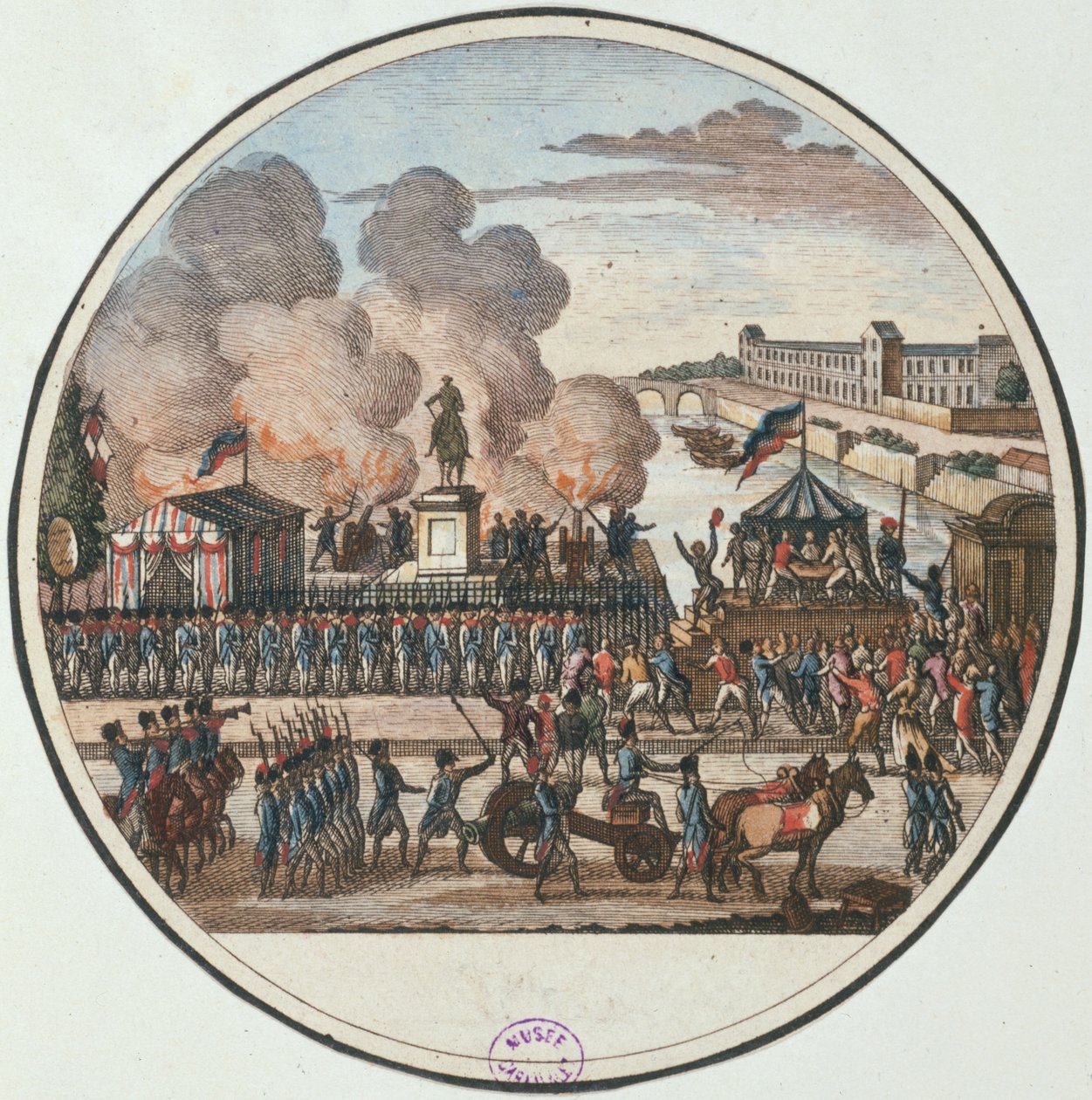 Proklamacja kraju w niebezpieczeństwie 22 lipca 1792, ok. 1794-1802 (ryc.) autorstwa Pierre-Gabriel Berthault