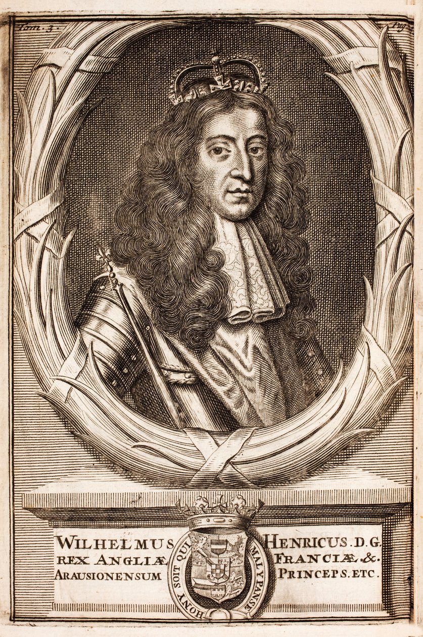 Król Wilhelm III (1650-1702) autorstwa Pierre  Mortier