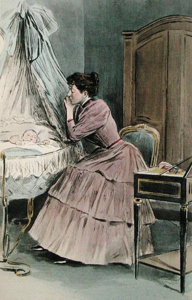 Młoda matka z „La Femme a Paris” Octave