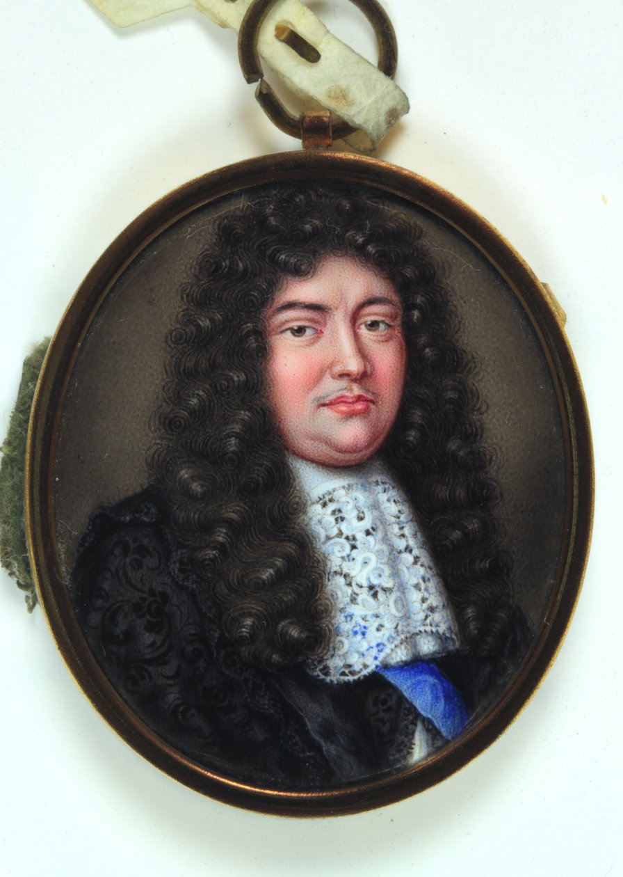 Christopher Monck, 2. książę Albemarle (emalia na złocie) autorstwa Pierre (attr.to) Signac