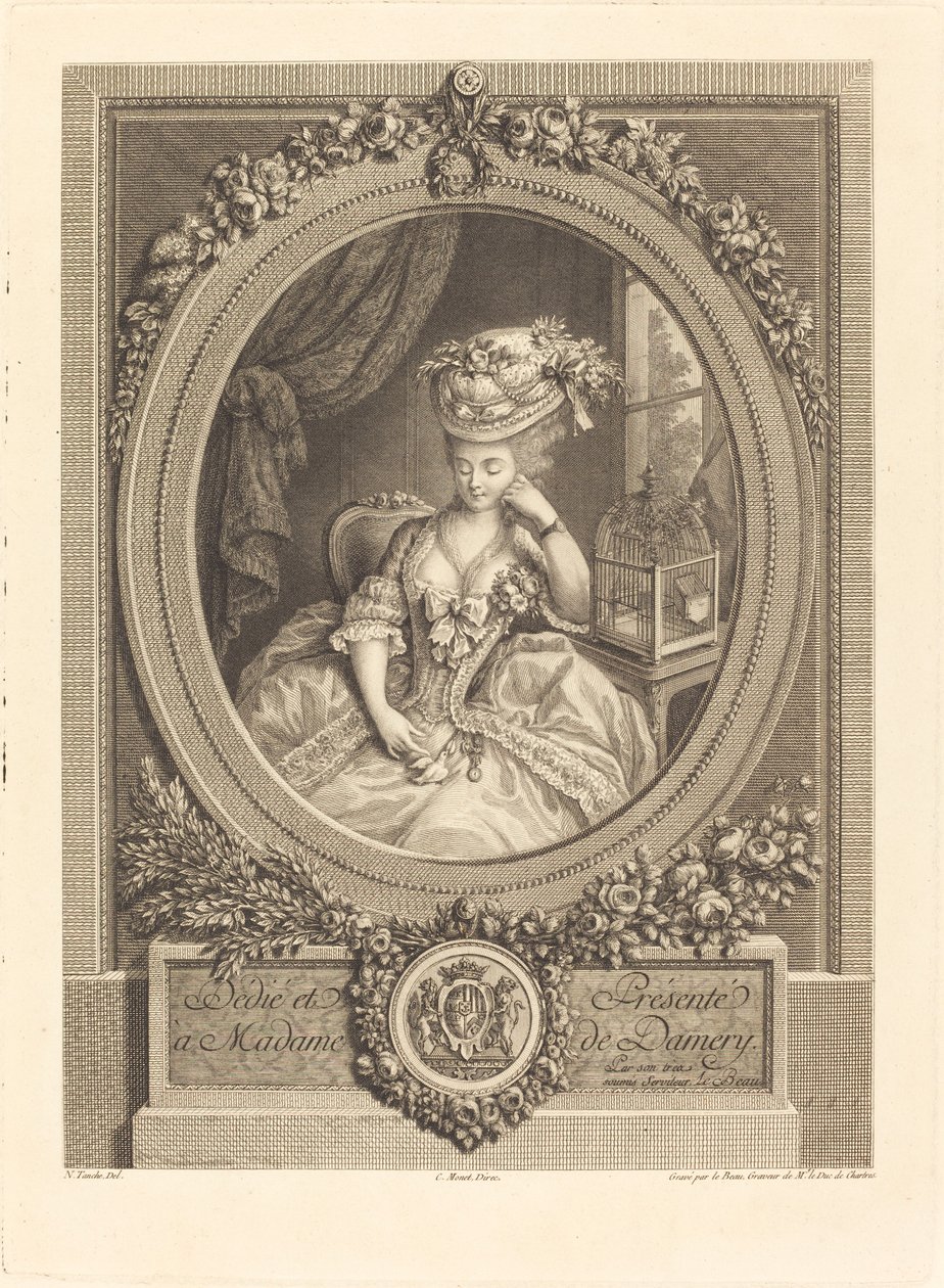 Pączkujące pragnienia autorstwa Pierre Adrien Le Beau after Nicolas Tanché