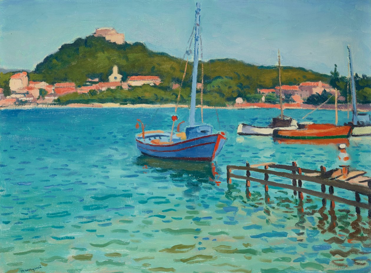 Porquerolles, letnie popołudnie, 1939. autorstwa Albert Marquet