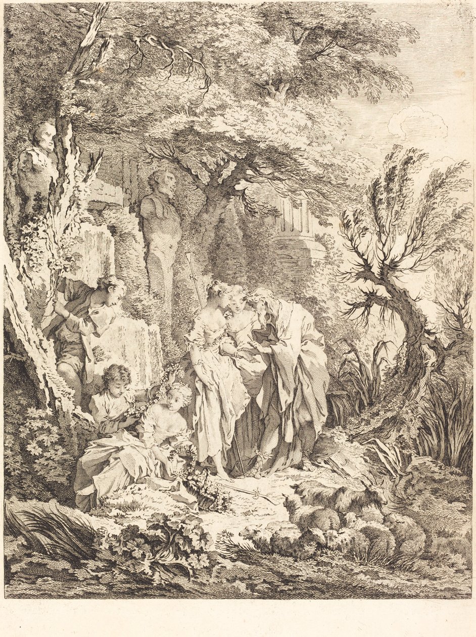 Dobra przygoda autorstwa Pierre Alexandre Aveline after François Boucher