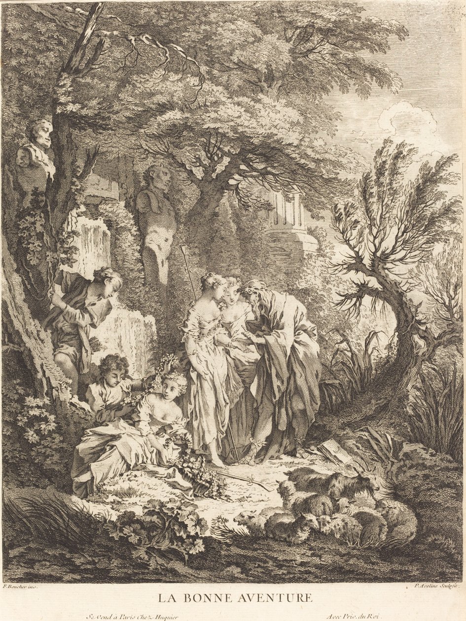 Dobra przygoda autorstwa Pierre Alexandre Aveline after François Boucher