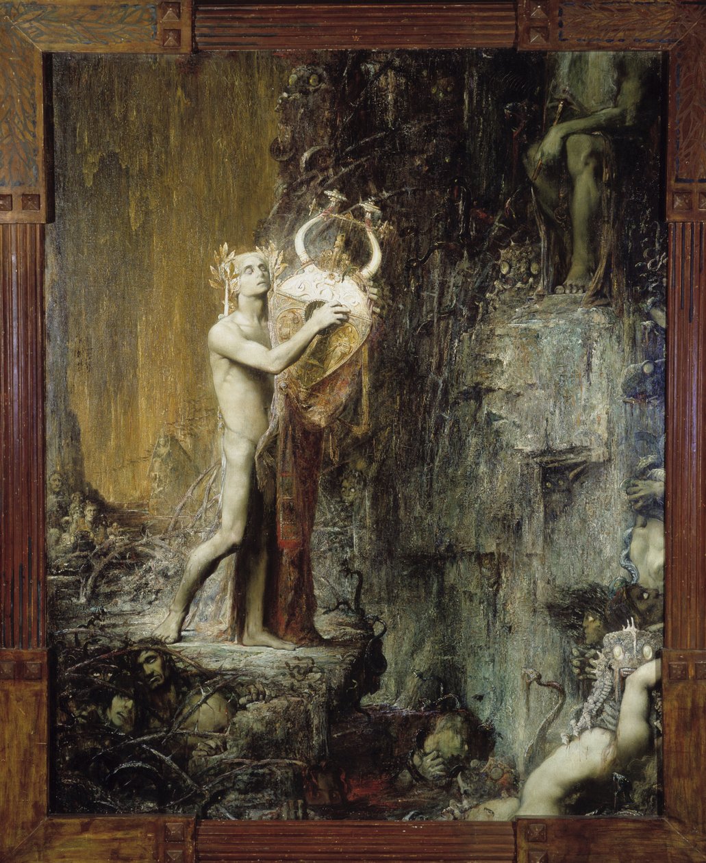 Orphee aux Hell Ilustracja do opery „Orfeo” Monteverdi autorstwa Pierre Amedee Marcel Beronneau