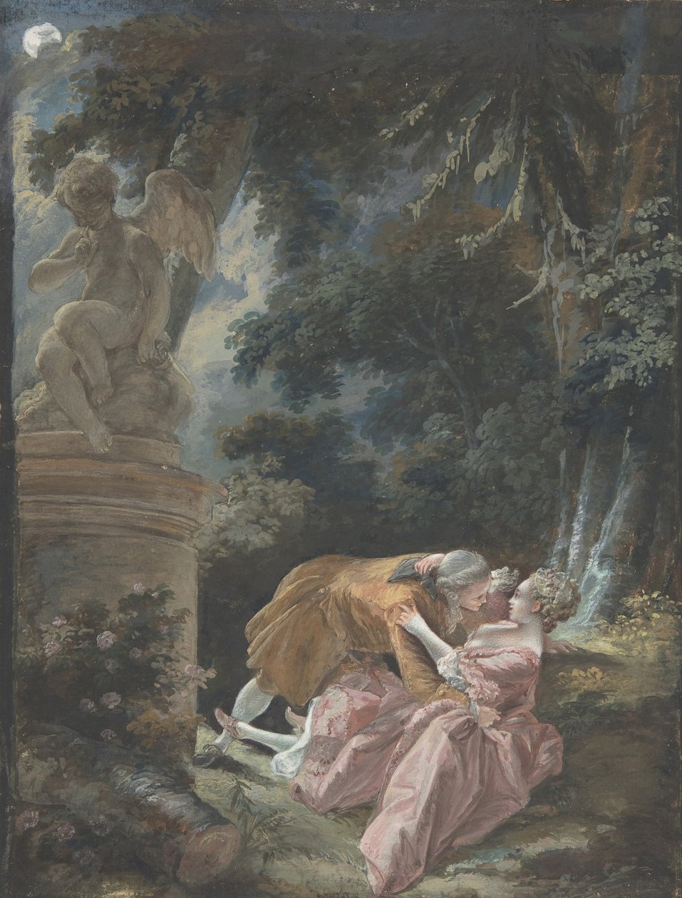 Dobranoc, . autorstwa Pierre Antoine Baudouin