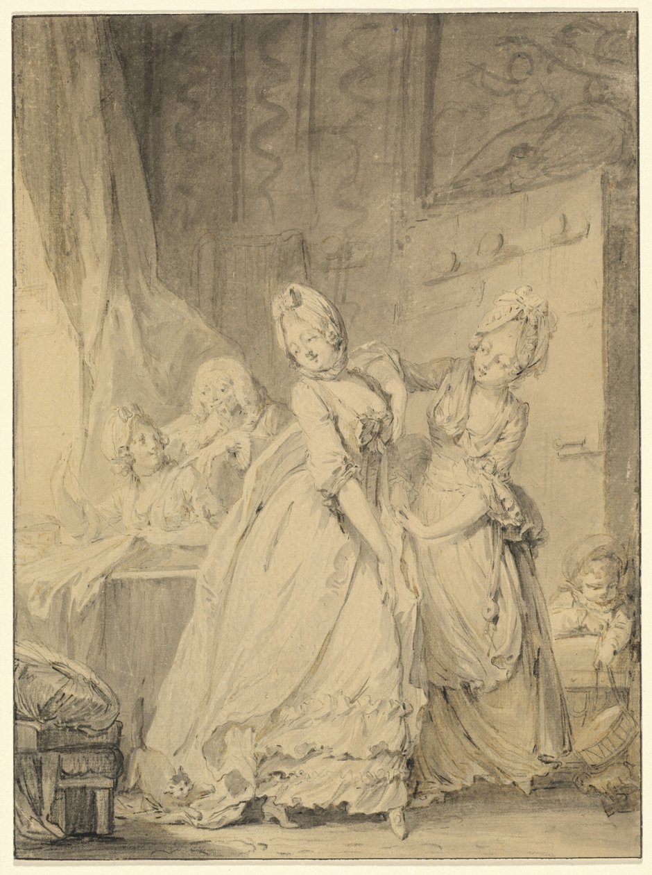Kokietka autorstwa Pierre Antoine Baudouin