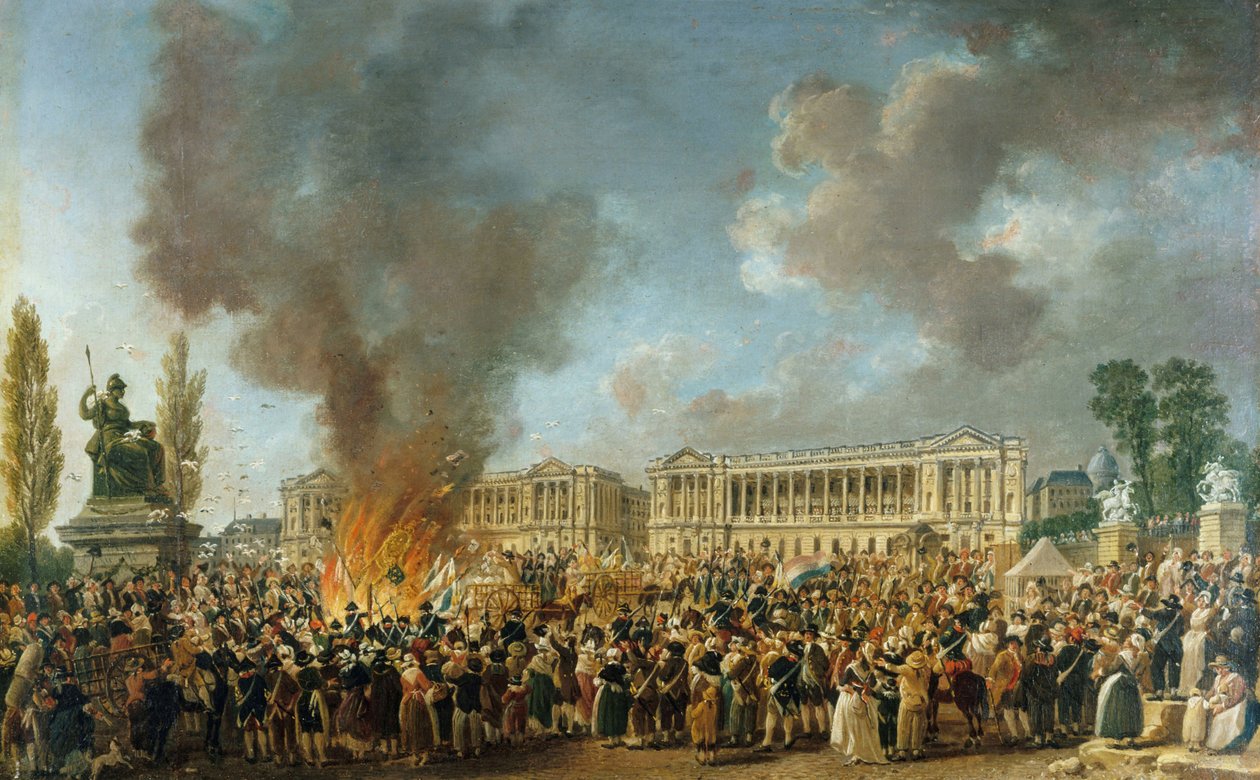 Święto Jedności i Niepodzielności 10 sierpnia 1793 1793. autorstwa Pierre Antoine Demachy