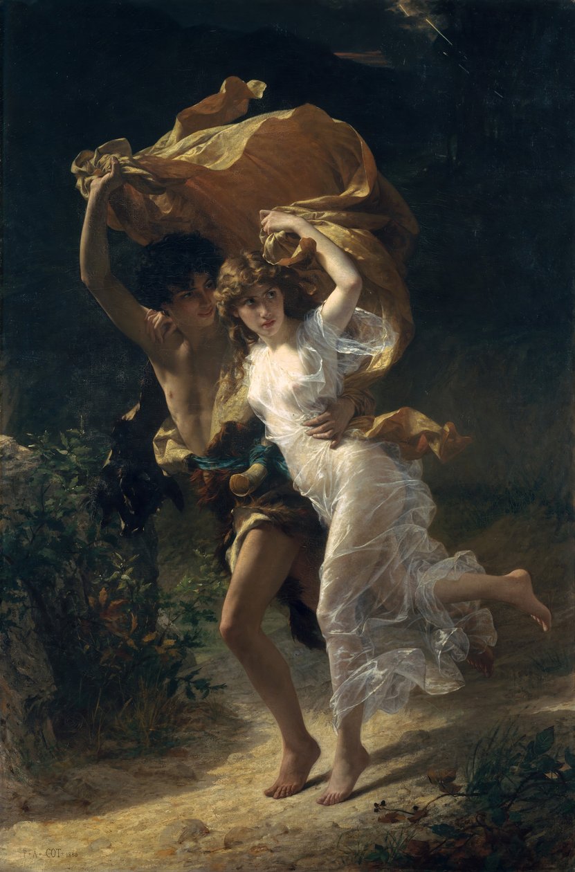 Burza, 1880. autorstwa Pierre Auguste Cot