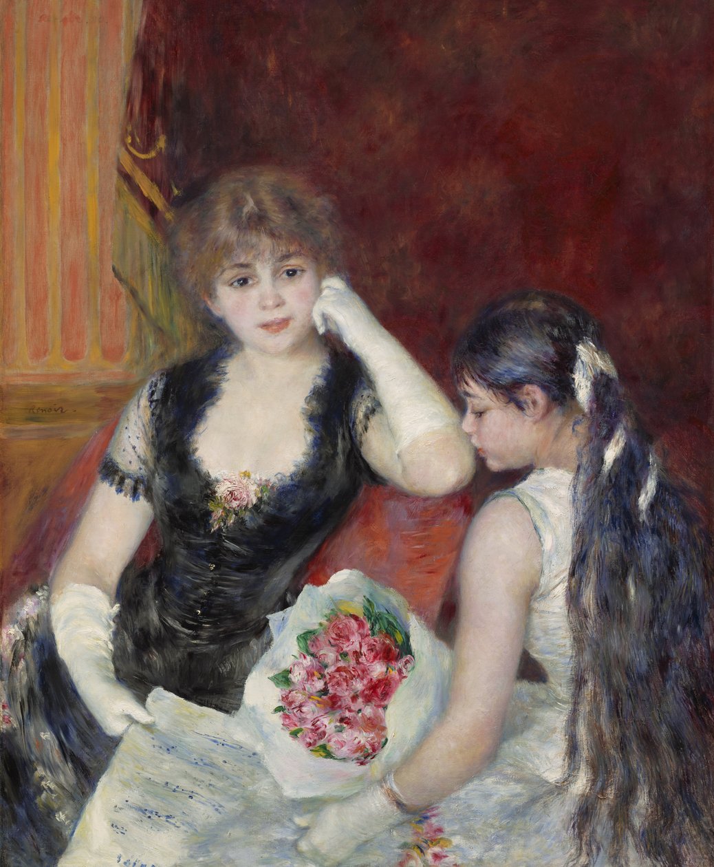 Pudełko w teatrze autorstwa Pierre Auguste Renoir