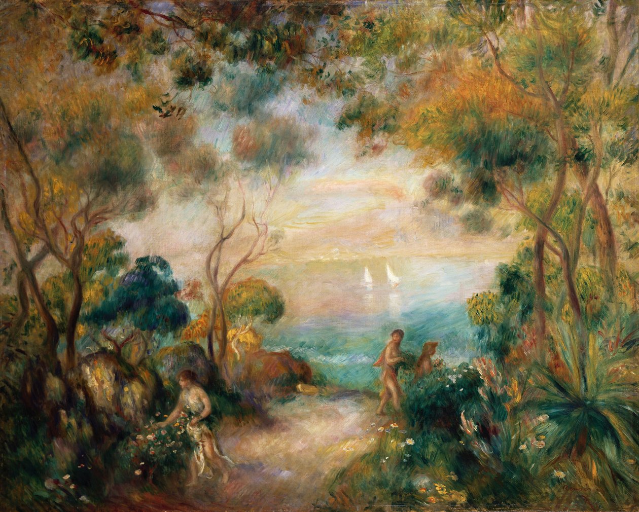 Ogród w Sorrento autorstwa Pierre Auguste Renoir