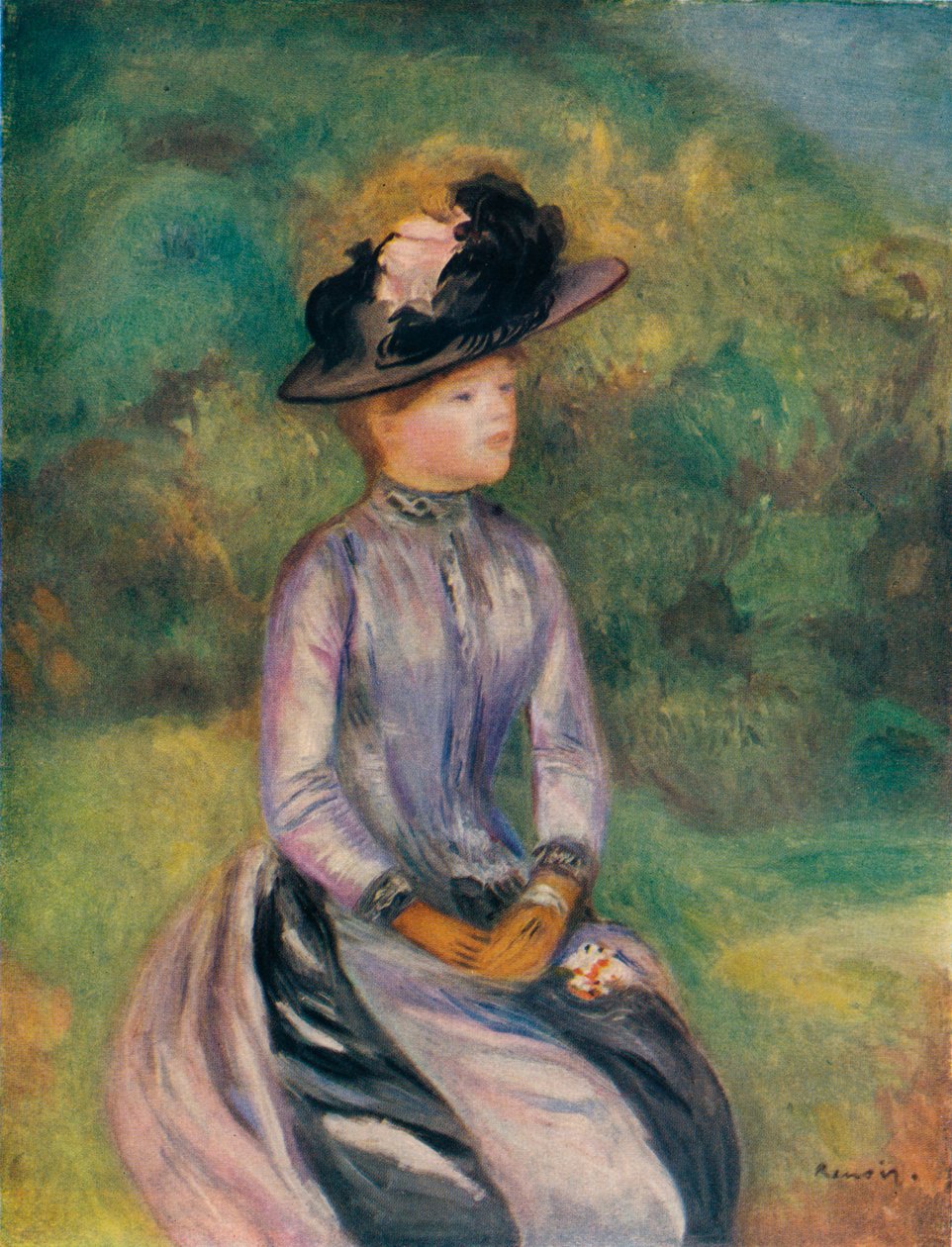 Dern, s. 1878, 1938 autorstwa Pierre Auguste Renoir